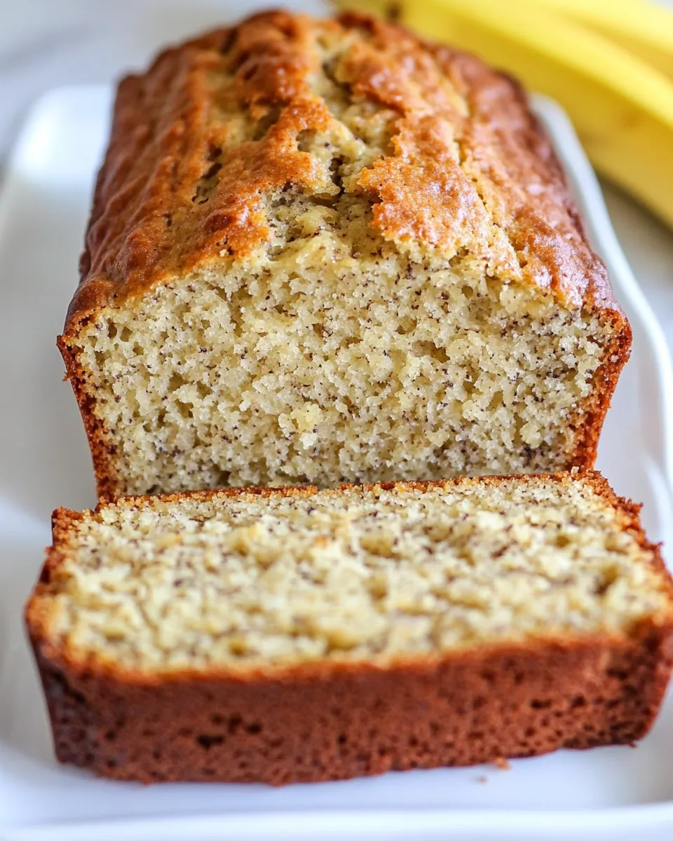 Classic Moist Banana Bread Recipe image
