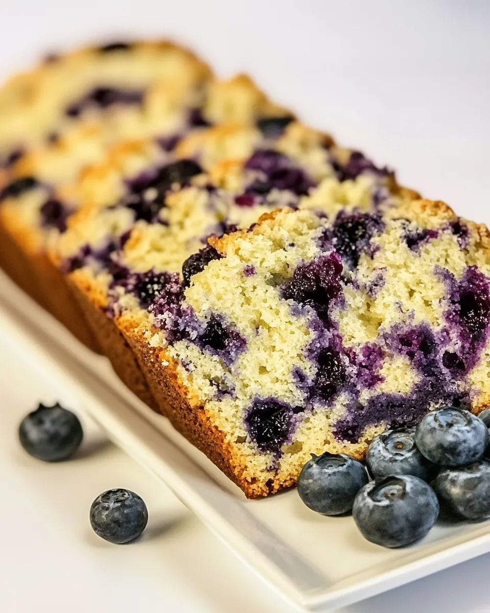 Easy Moist Blueberry Bread recipe photo