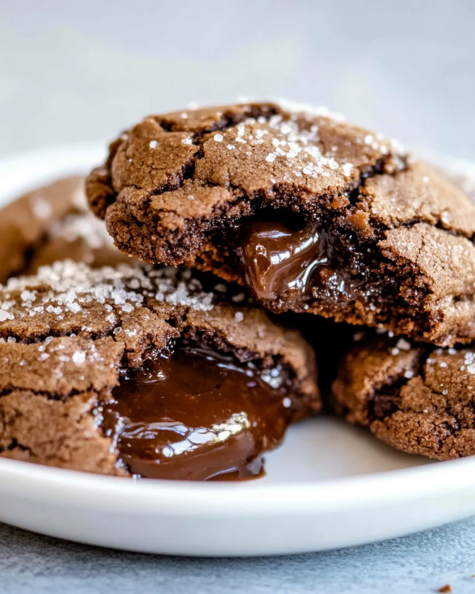 Homemade Molten Lava Cookies photo