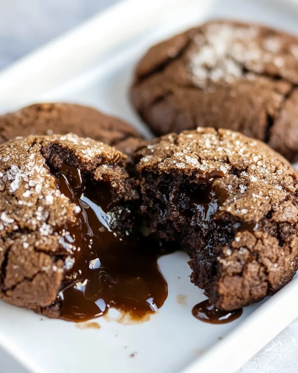 Delicious Molten Lava Cookies shot