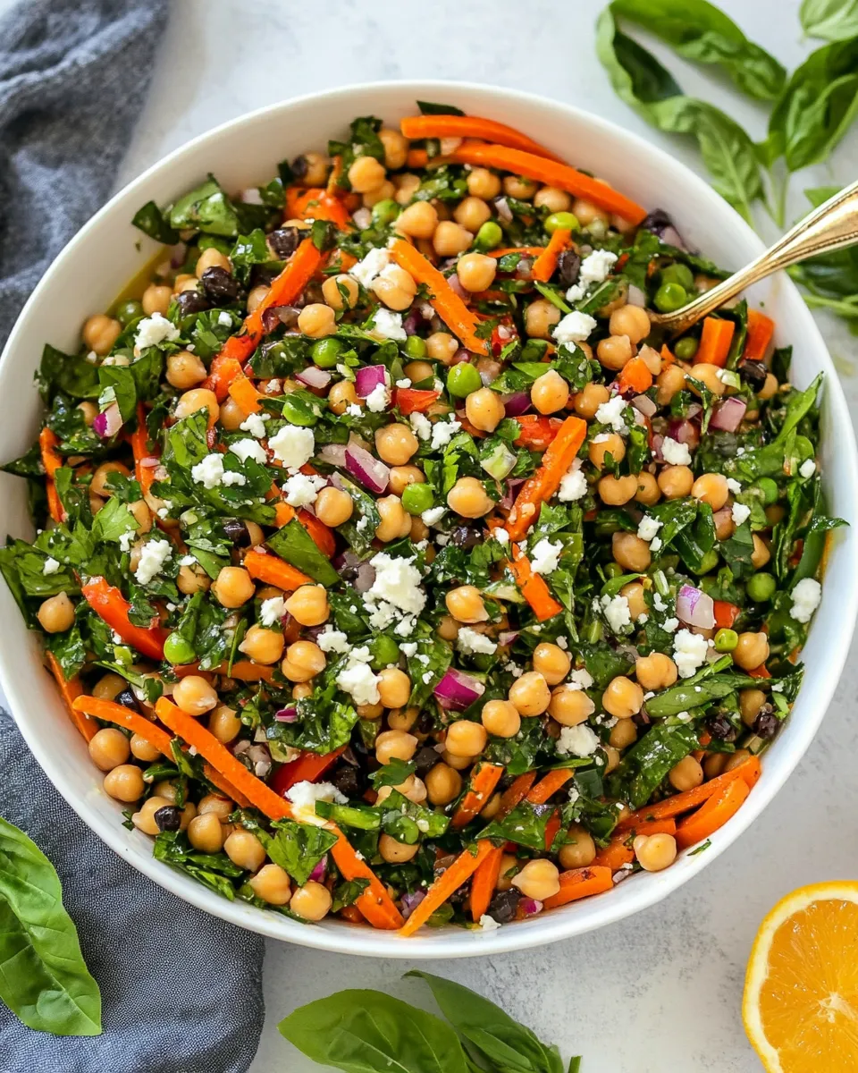 Homemade Moroccan Chickpea Salad picture