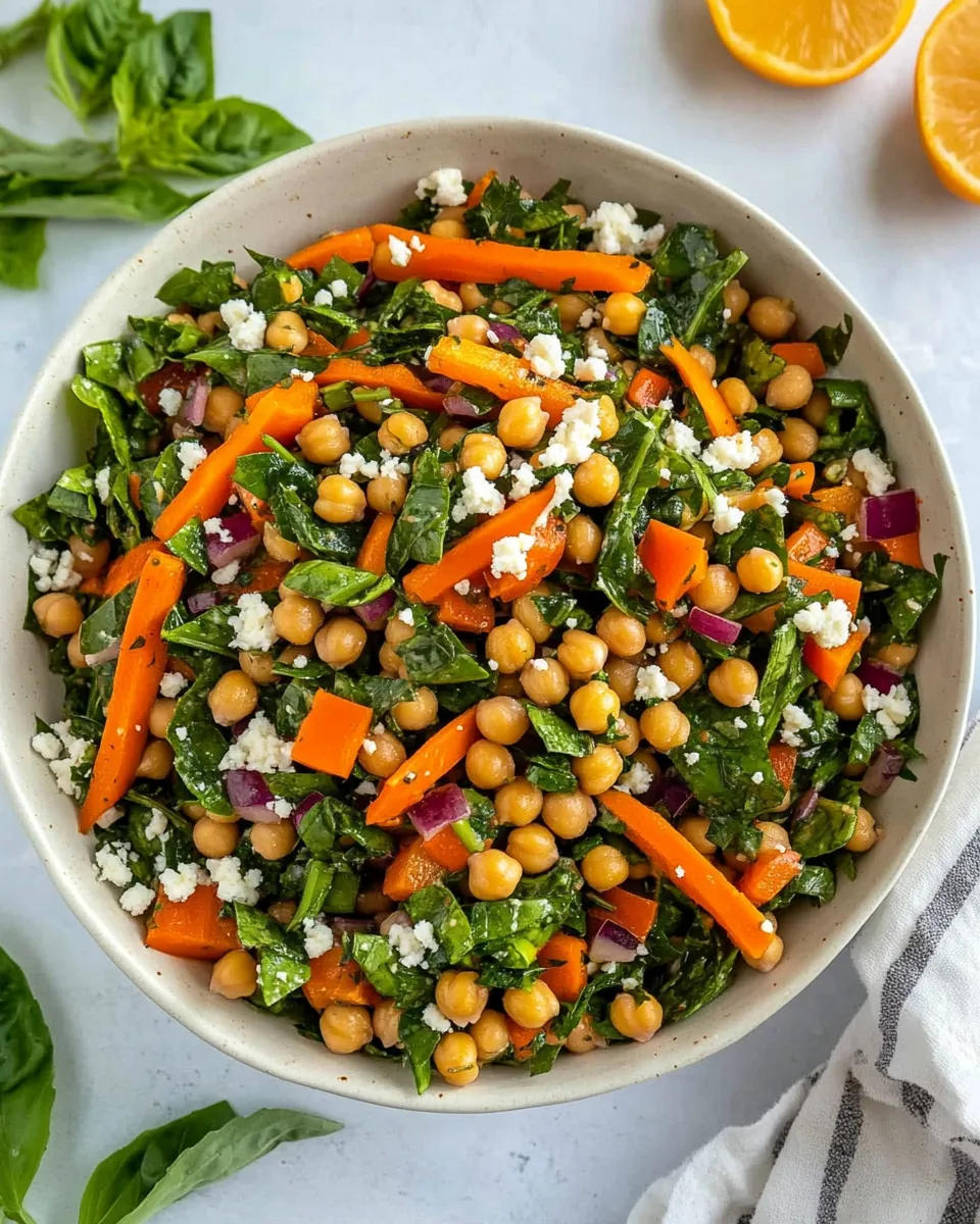 Fresh Moroccan Chickpea Salad dish image