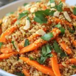 Homemade Moroccan Quinoa and Carrot Salad photo