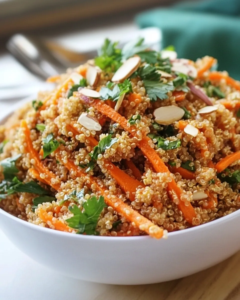 Delicious Moroccan Quinoa and Carrot Salad image