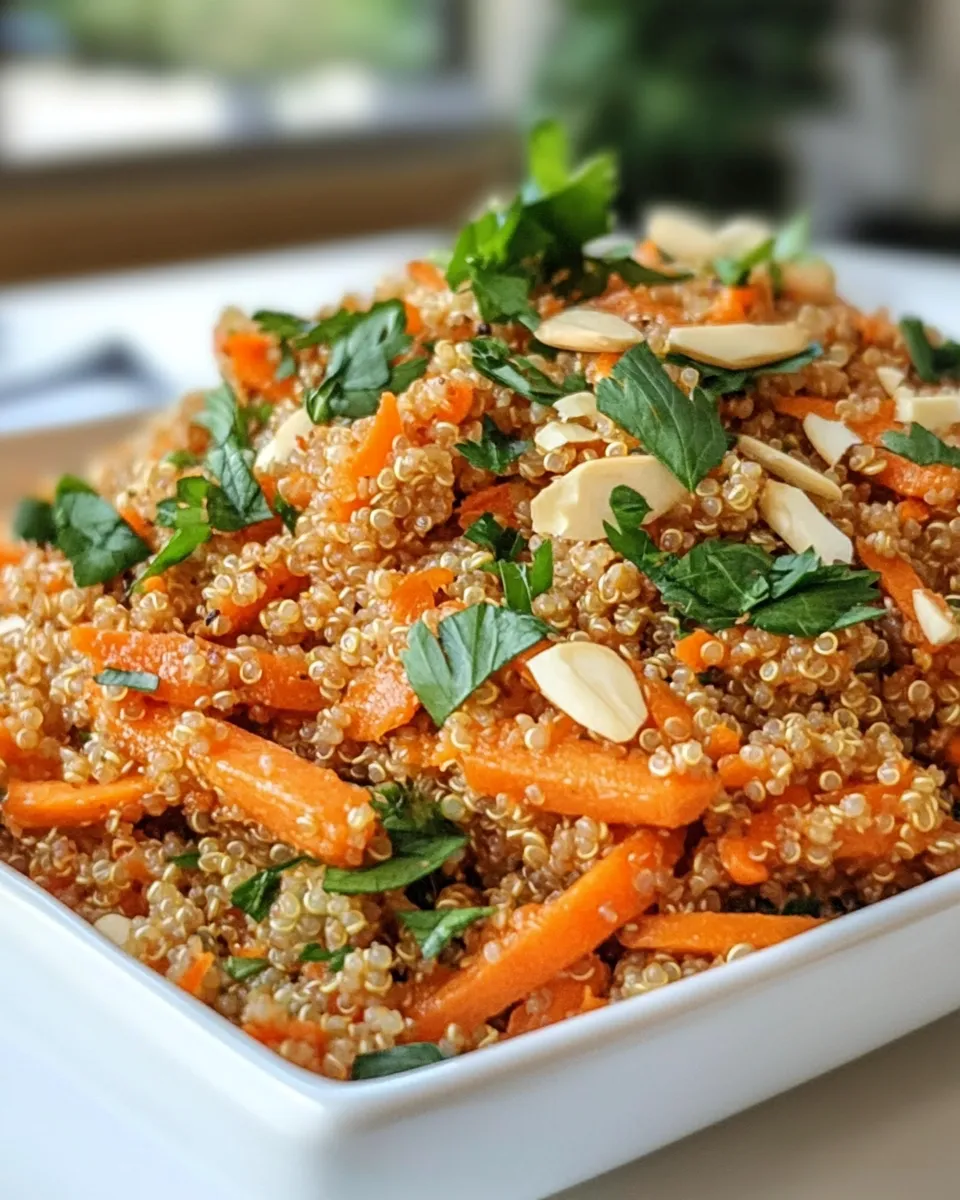 Easy Moroccan Quinoa and Carrot Salad recipe photo