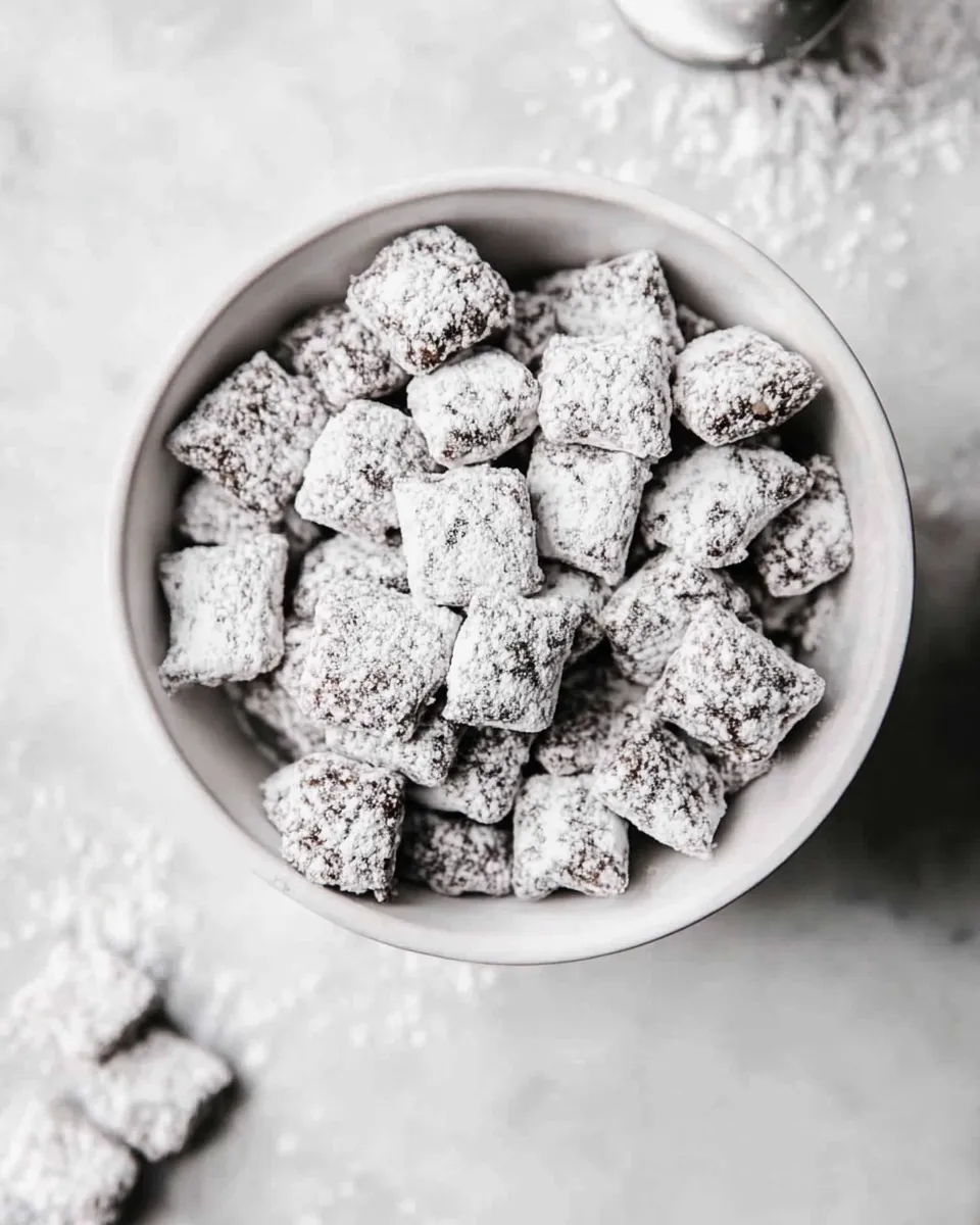 Easy Muddy Buddies (aka Puppy Chow) dish photo