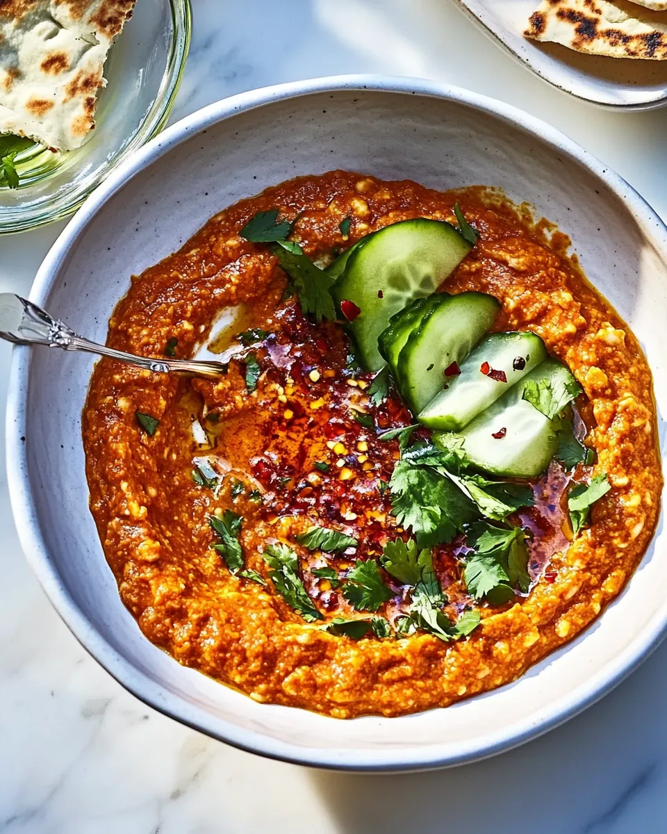 Homemade Muhammara recipe photo
