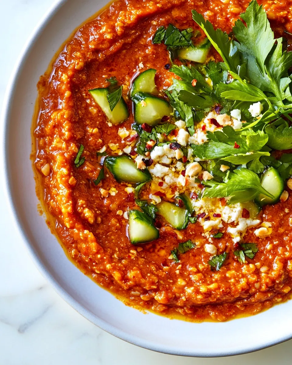 Classic Muhammara dish photo