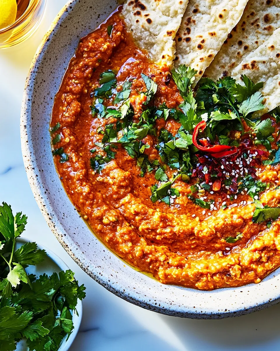 Easy Muhammara food shot