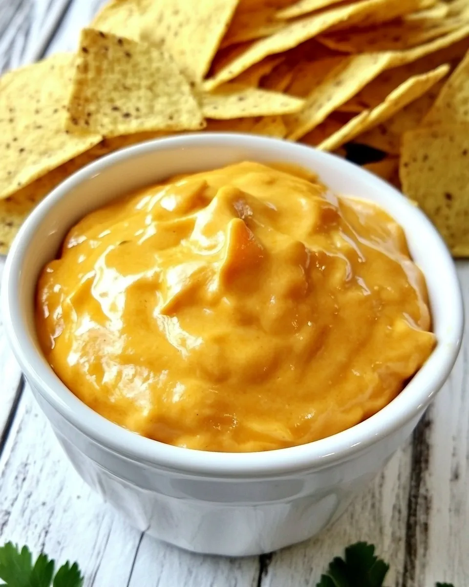 Delicious Nacho Cheese Sauce for Game Day Snacks (youll never buy it again!) food shot