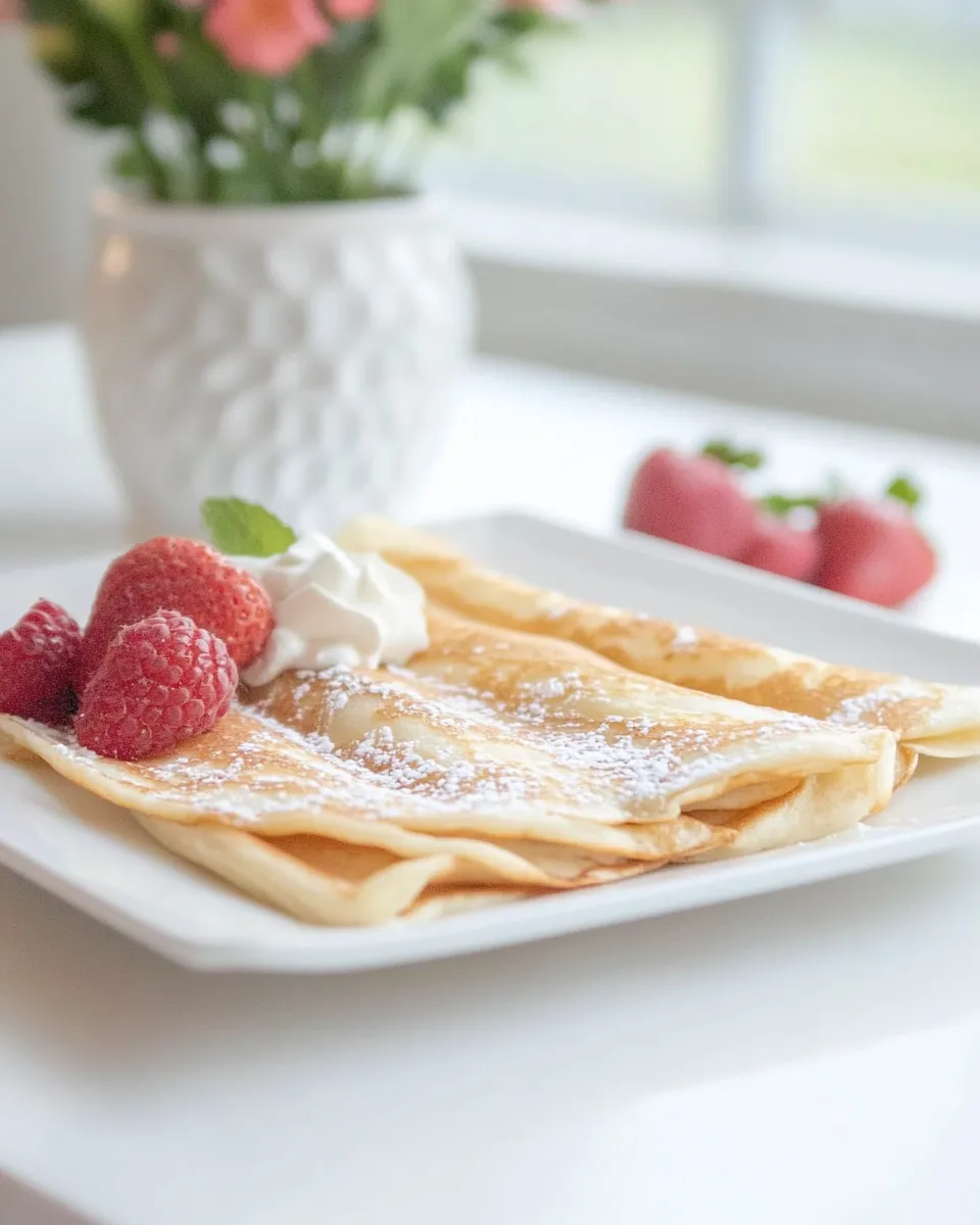 Easy Norwegian Pancakes recipe photo
