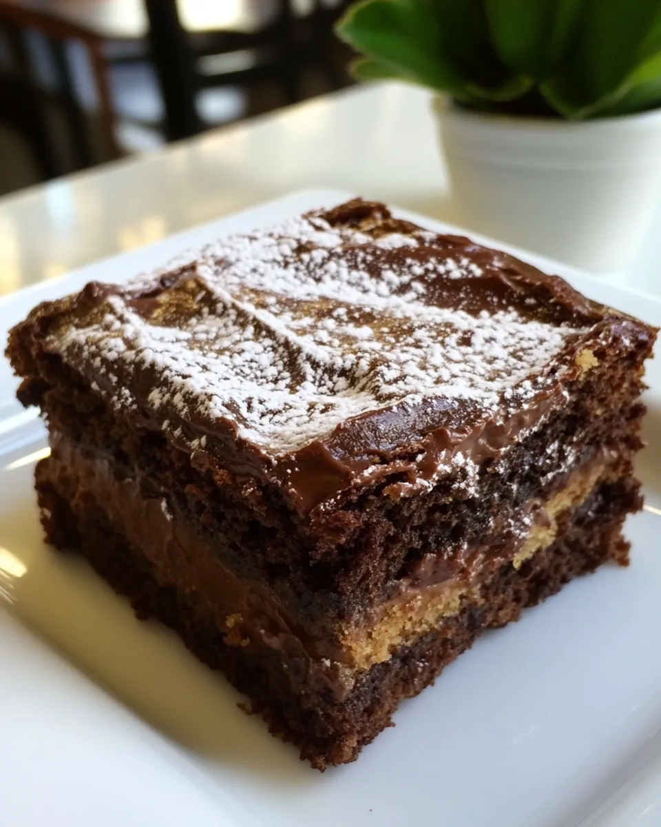 Easy Nutella Gooey Butter Cake recipe photo
