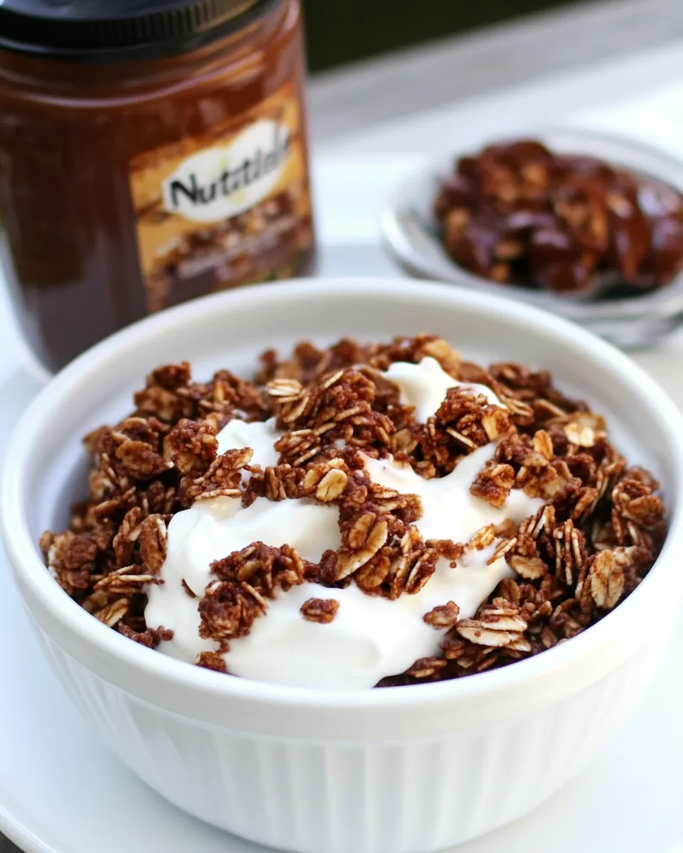 Classic Nutella Granola Recipe image