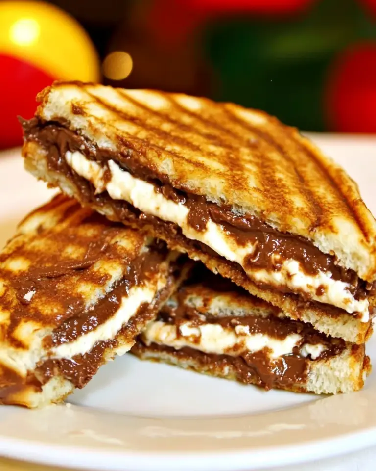 Homemade Nutella Panini photo