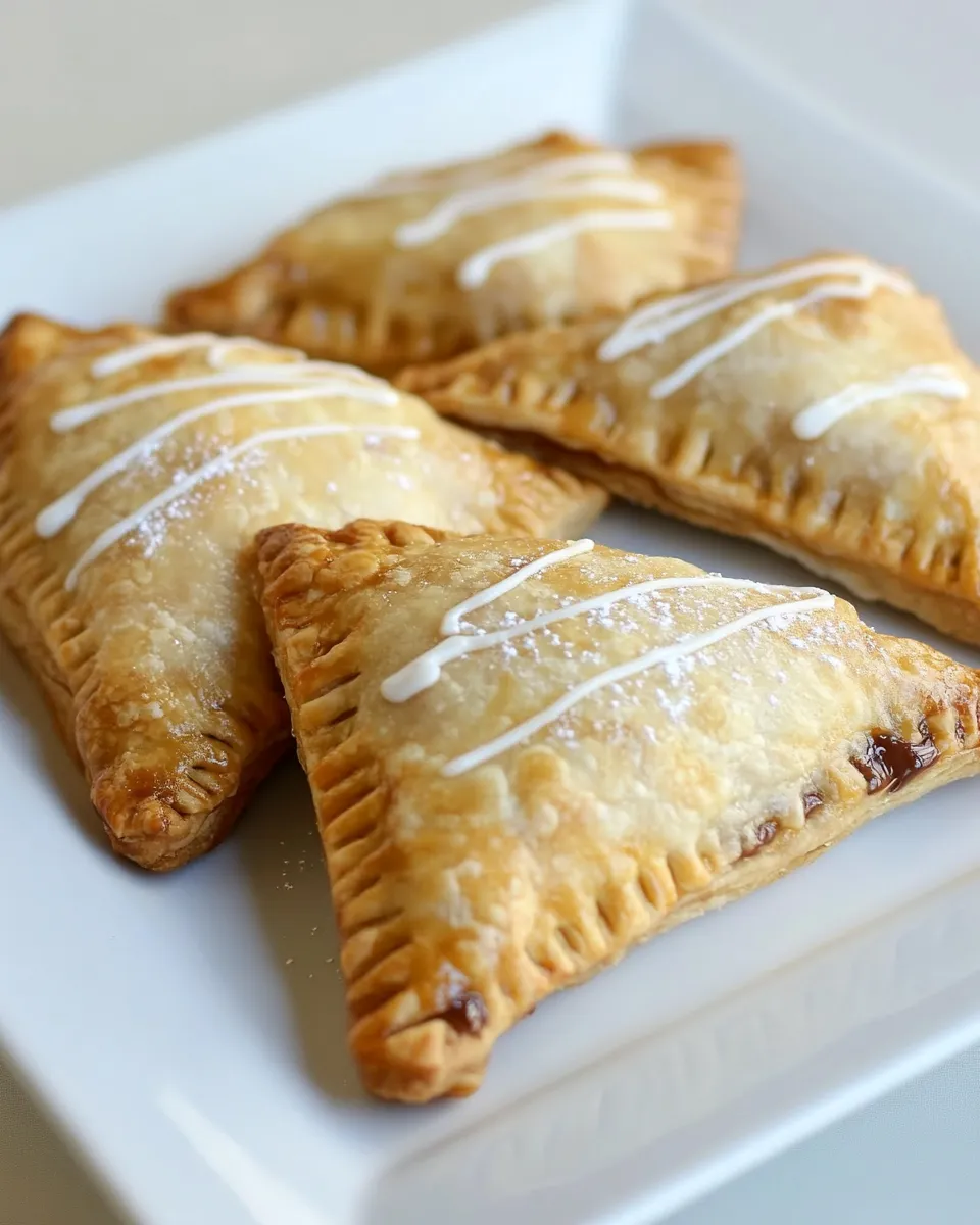 Homemade Nutella Peanut Butter and Banana Turnovers photo