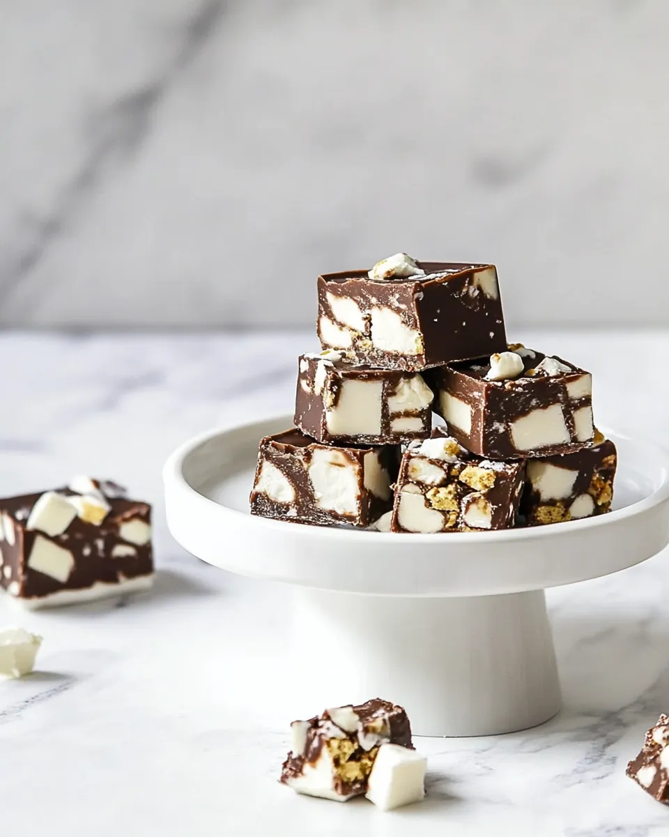 Delicious Nutella Smores Fudge image