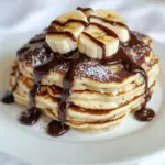 Homemade Nutella Stuffed Banana Pancakes photo