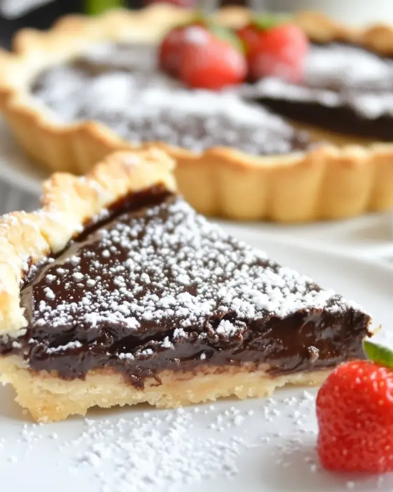 Homemade Nutella Tart Pierre Herm photo