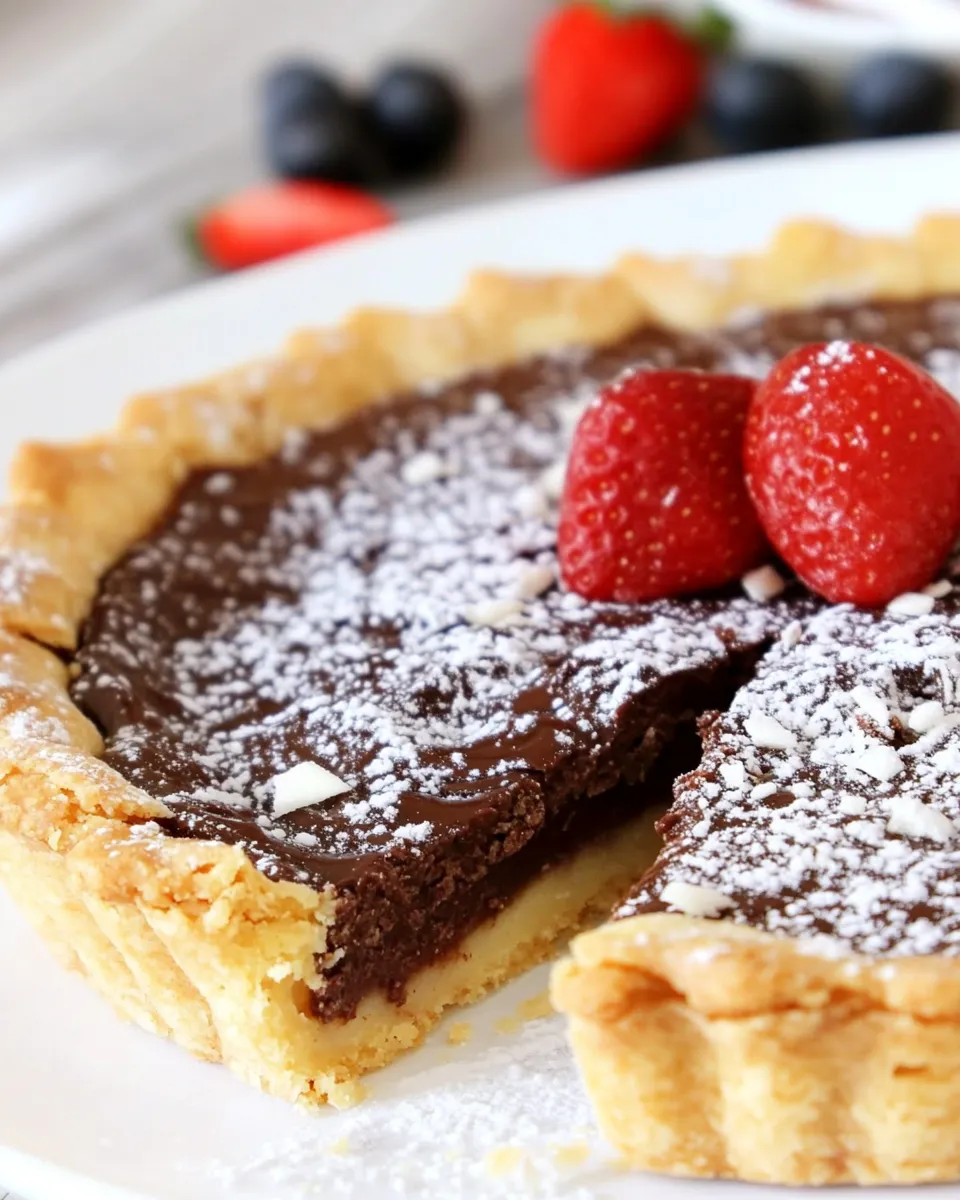 Classic Nutella Tart Pierre Herm image
