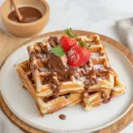 Homemade Nutella Waffles photo