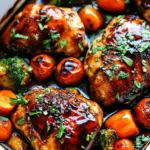 Easy ONE PAN Balsamic Chicken and Veggies photo