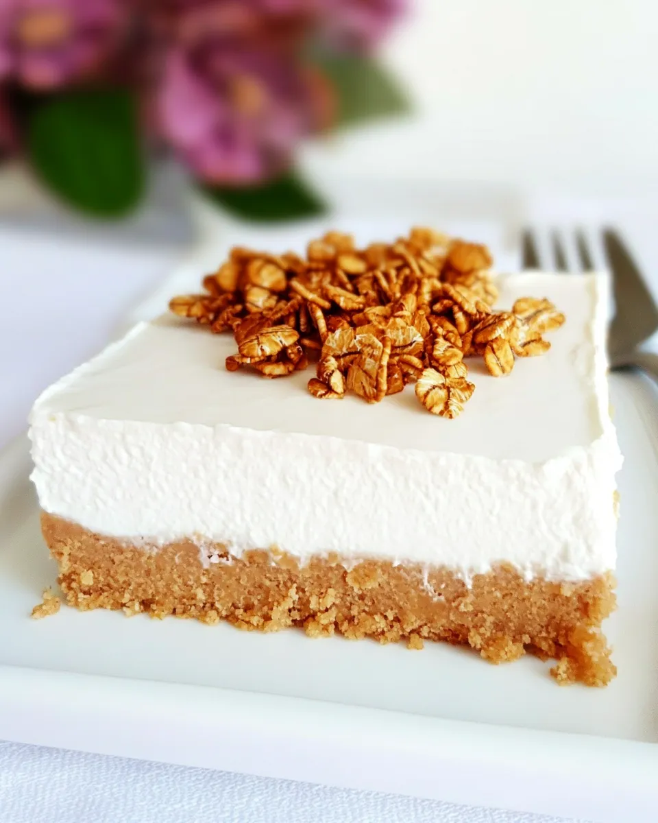 Classic Oatmeal Cream Pie Cheesecake (No Bake) shot