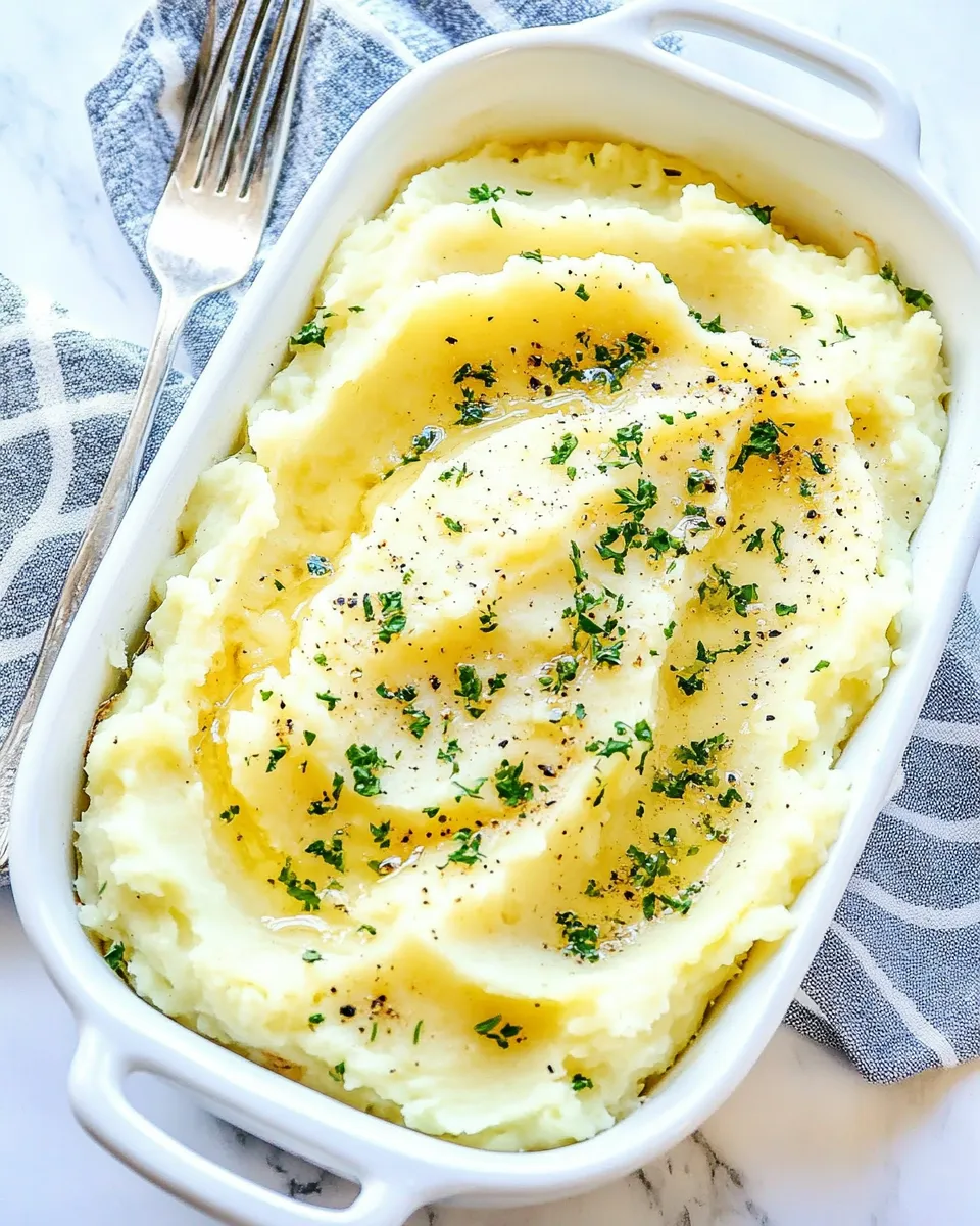 Easy Old-Fashioned Mashed Potatoes Recipe (Creamy & Perfect) shot