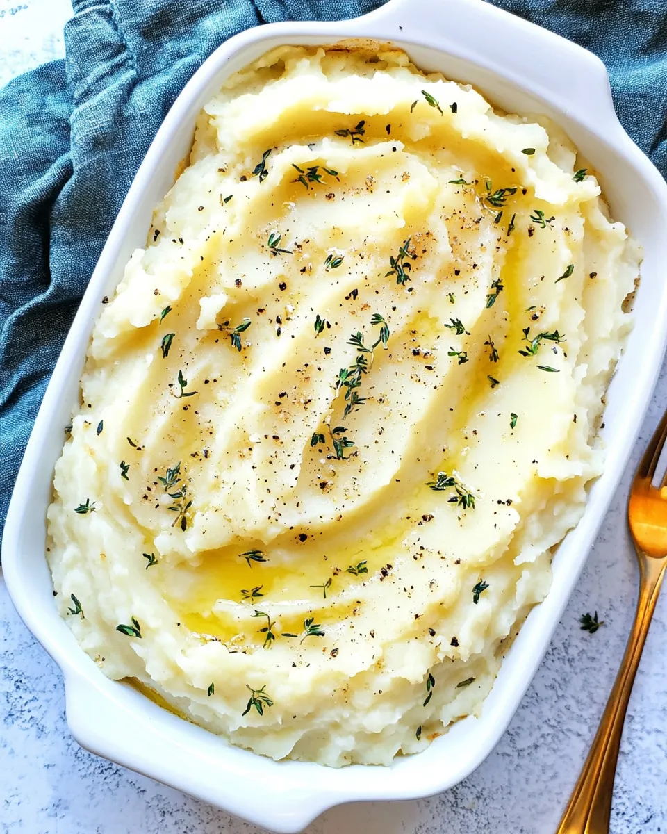 Delicious Old-Fashioned Mashed Potatoes Recipe (Creamy & Perfect) dish photo