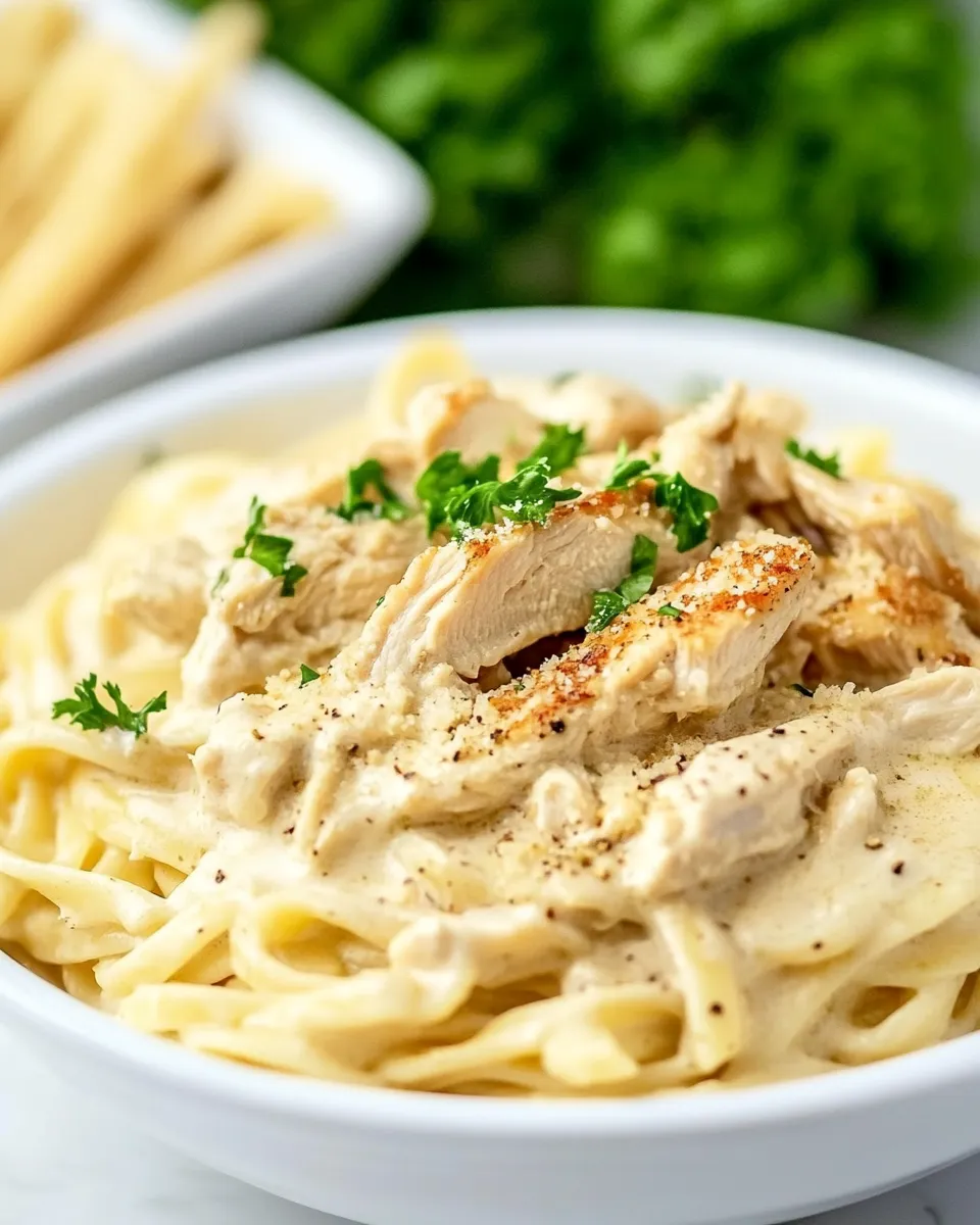 Classic Olive Garden Chicken Pasta dish photo