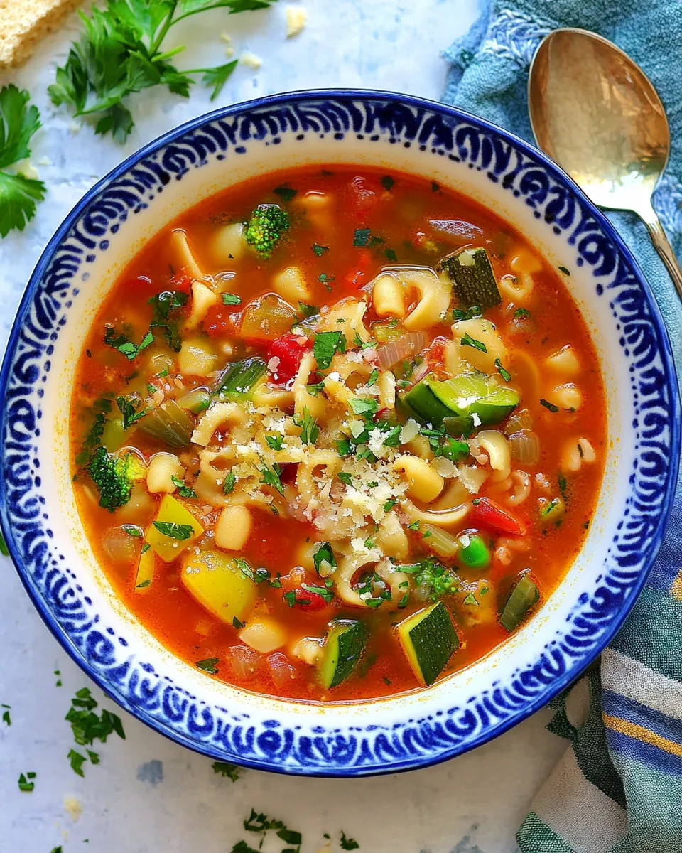 Delicious Olive Garden Minestrone Soup Copycat Recipe: Hearty & Veggie-Packed recipe photo