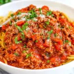 Homemade Olive Garden Spicy Three Meat Sauce Copycat Recipe photo