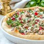 Easy One-Dish Greek Pizza photo