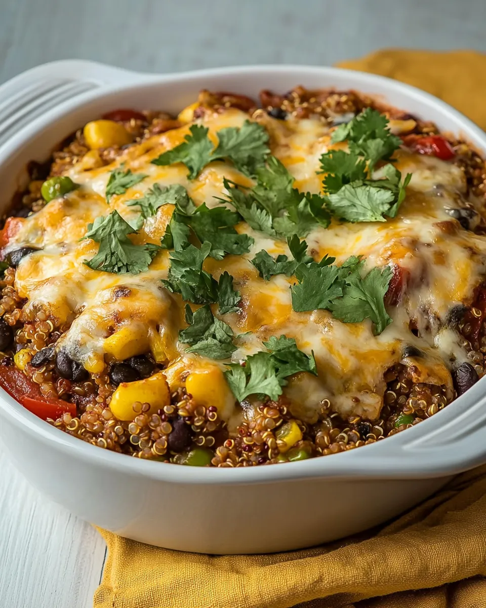 Delicious One-Pot Southwestern Quinoa Bake image