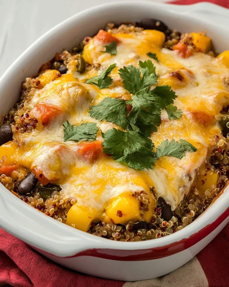 Healthy One-Pot Southwestern Quinoa Bake recipe photo
