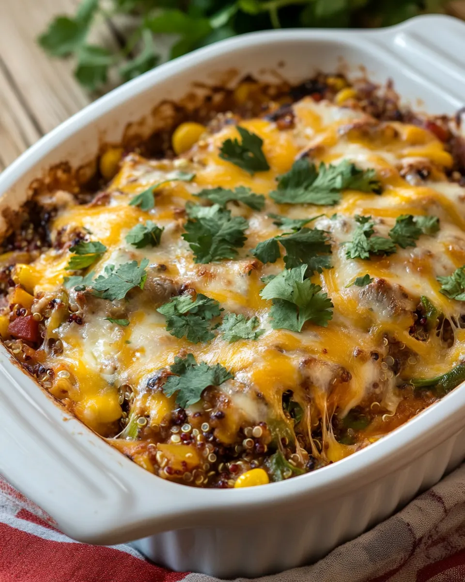 Best One-Pot Southwestern Quinoa Bake shot