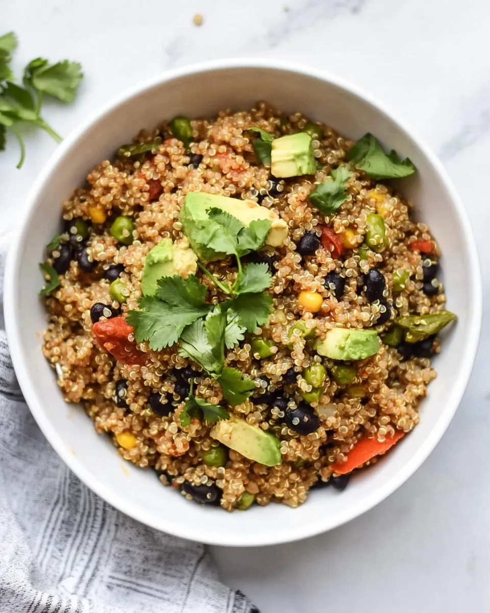 Savory One-Pot Tex Mex Quinoa (30 Minute Meal!) dish photo