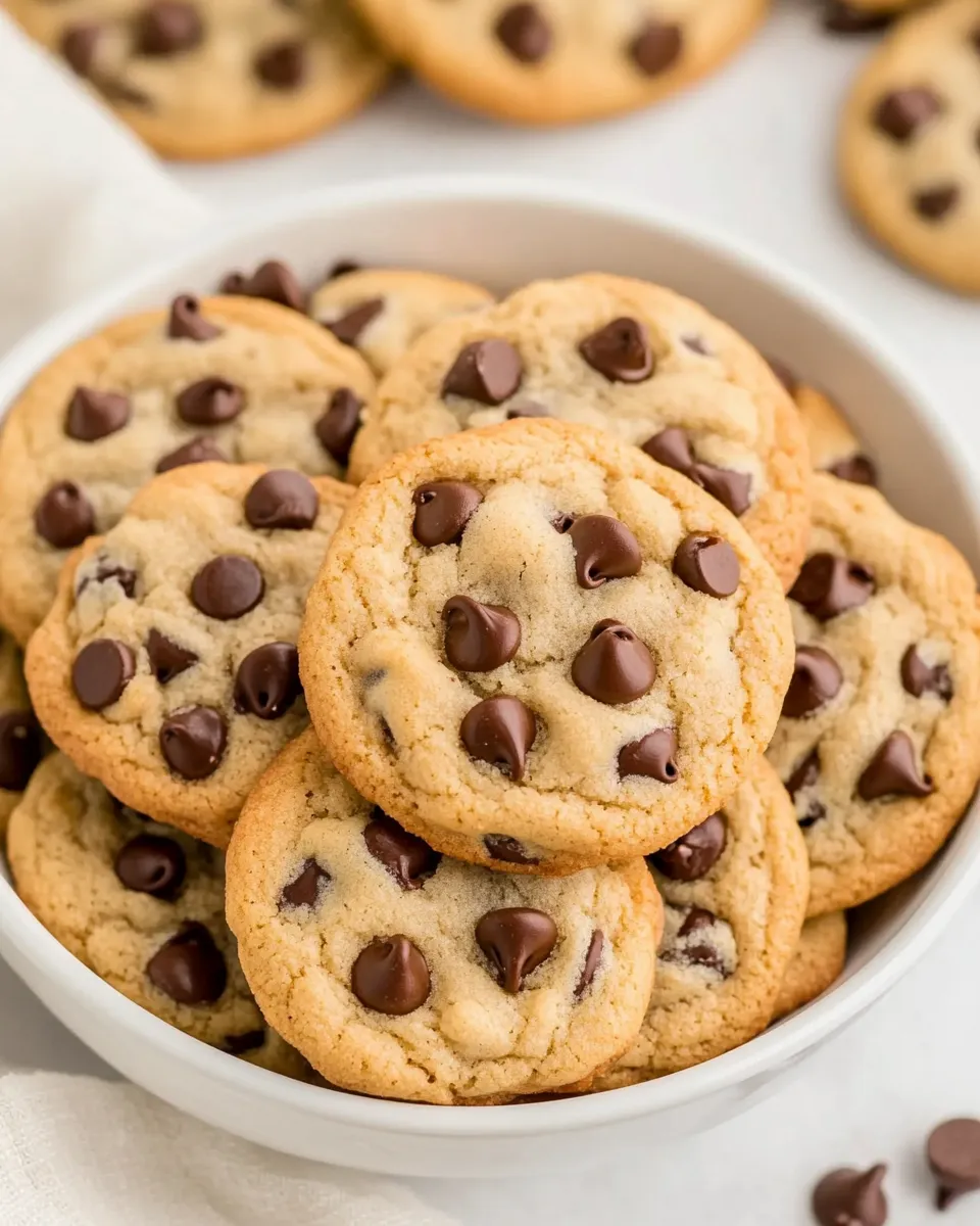 Classic One Bowl Chocolate Chip Cookies image