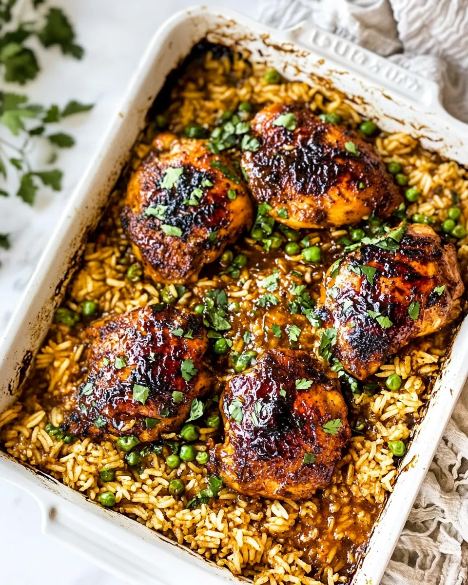 Best One Pan Chipotle Honey Chicken and Rice. dish image
