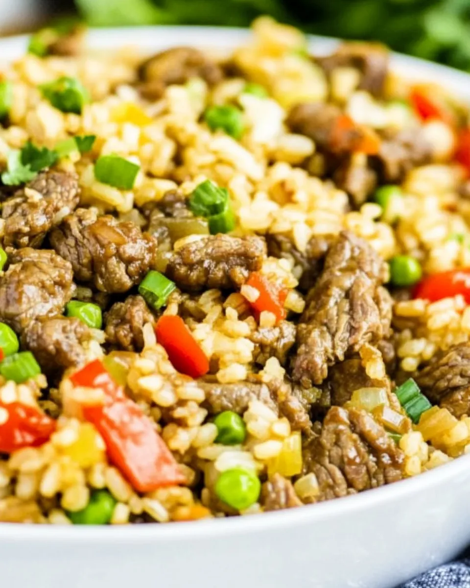 Delicious One Pan Teriyaki Beef & Rice image