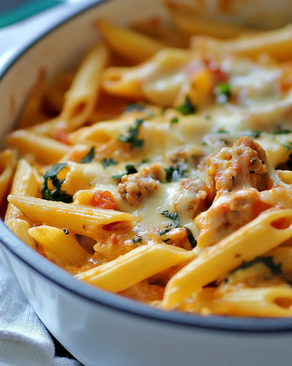 Quick One Pot Penne Pasta Recipe shot
