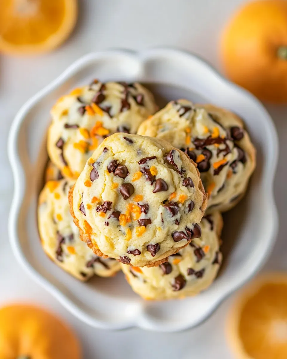 Homemade Orange Chocolate Chip Ricotta Cookies photo