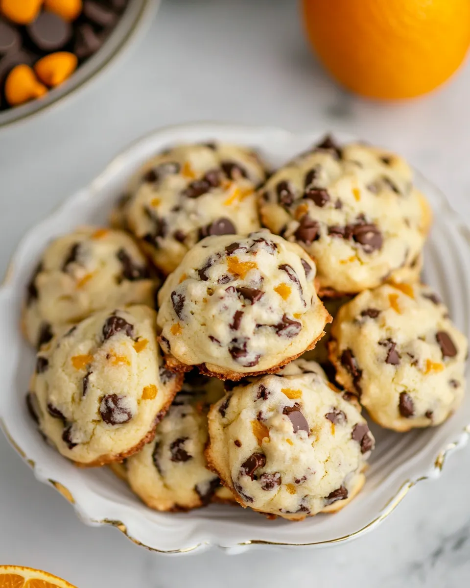 Tasty Orange Chocolate Chip Ricotta Cookies shot