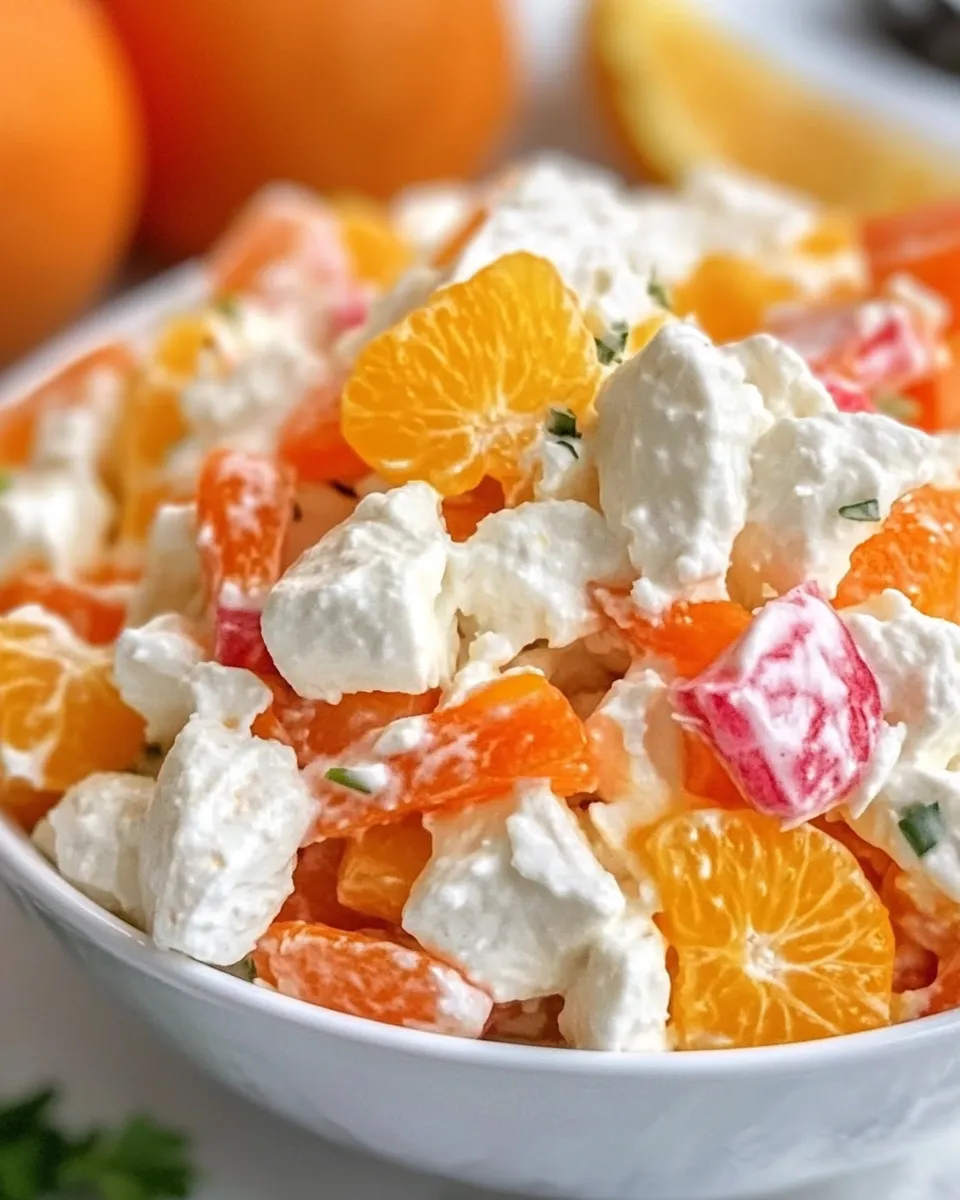 Homemade Orange Fluff Salad Recipe photo