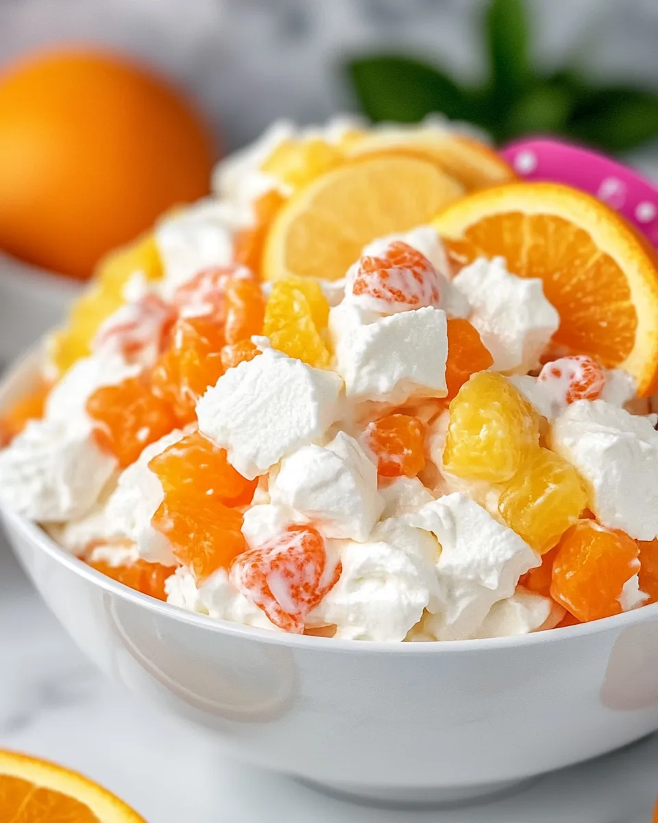 Classic Orange Fluff Salad Recipe image