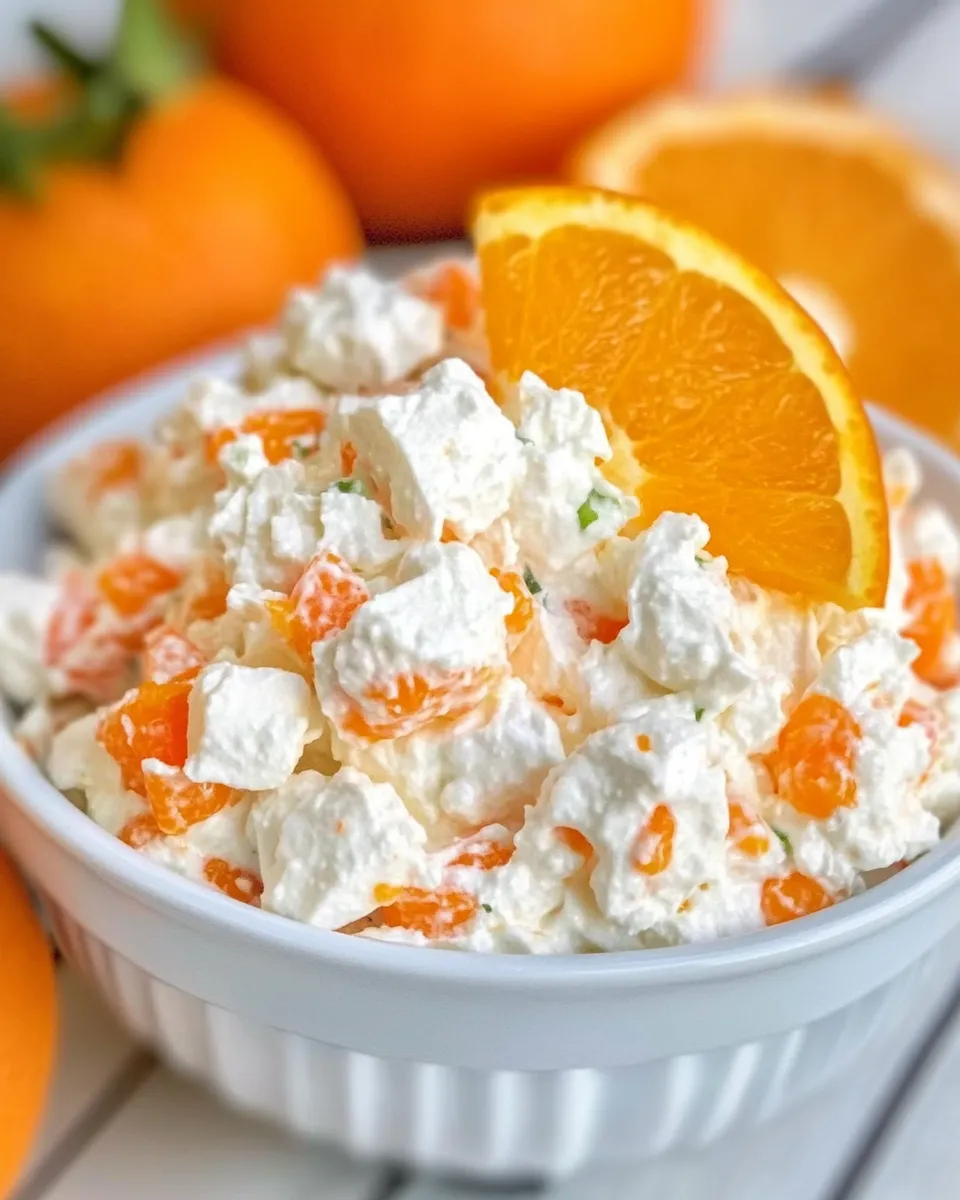 Delicious Orange Fluff Salad Recipe recipe photo