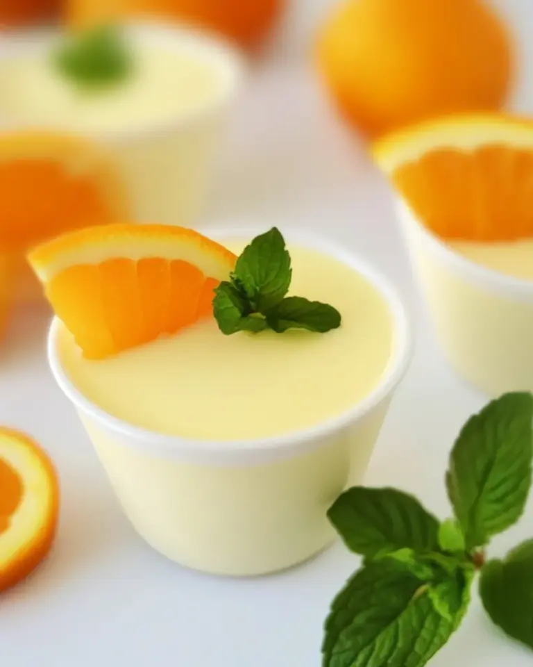 Homemade Orange Posset photo