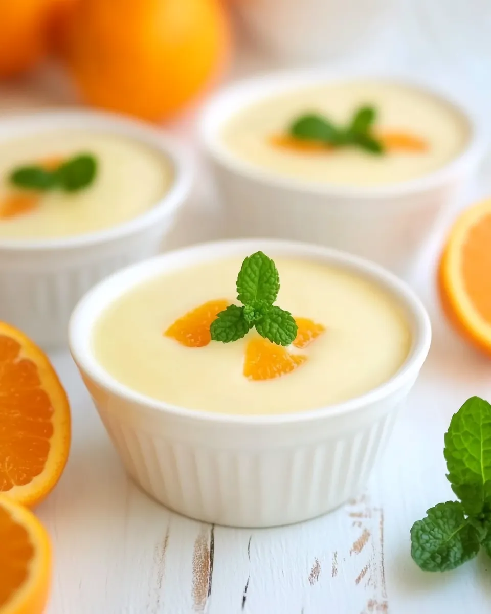 Easy Orange Posset recipe photo
