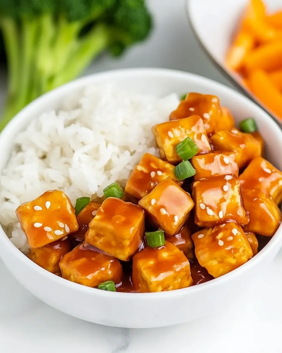Homemade Orange Tofu (Vegan Orange Chicken!) photo