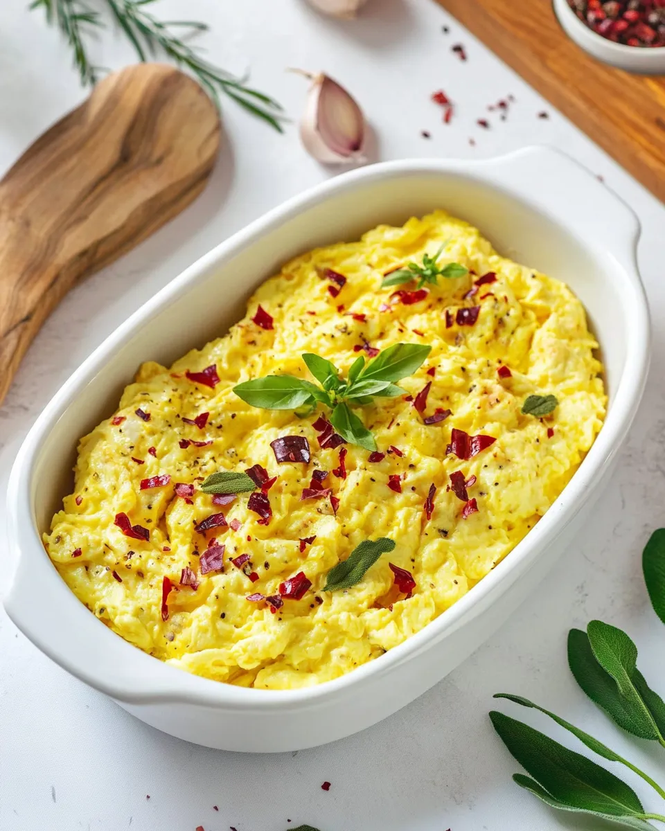 Easy Oven-Baked Scrambled Eggs recipe photo