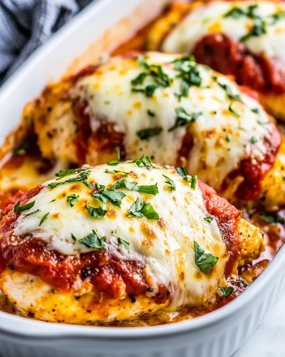 Easy Oven Baked Chicken Parmesan recipe photo